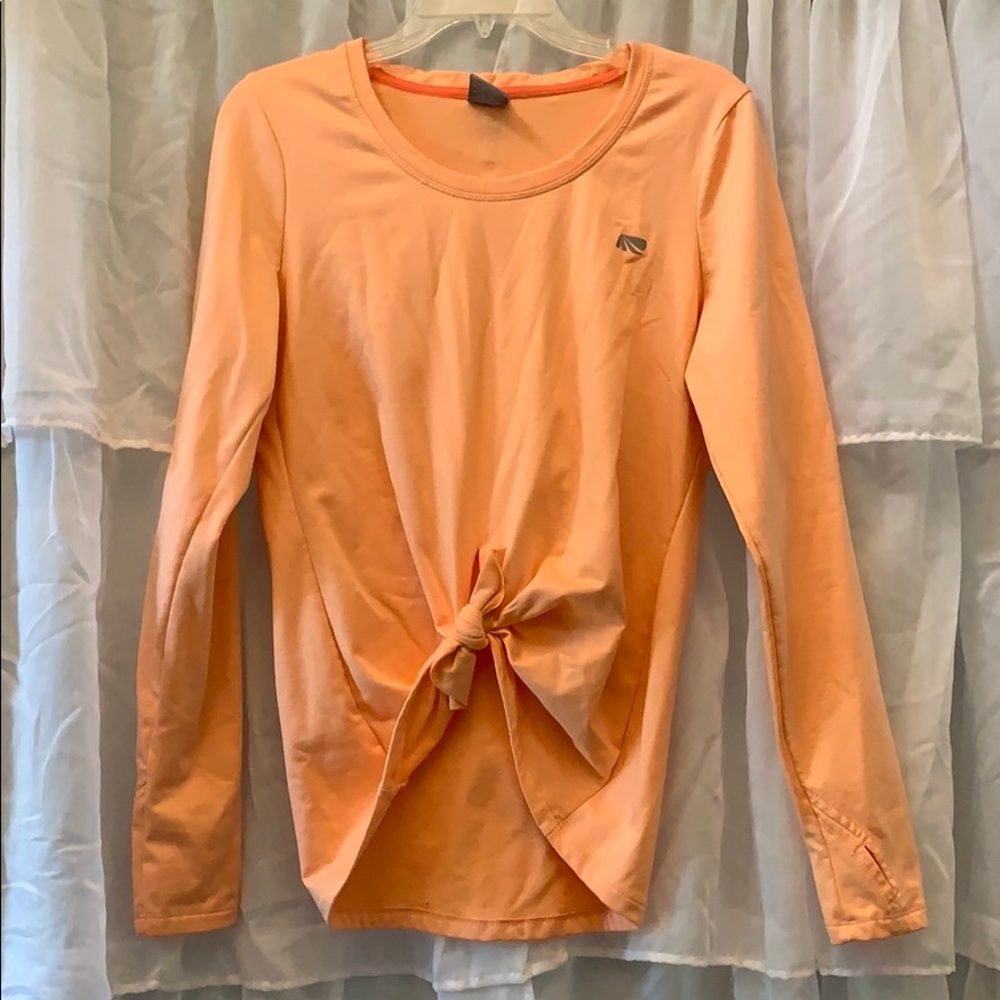 Tangerine Peach Martina Tek Long Sleeve Shirt